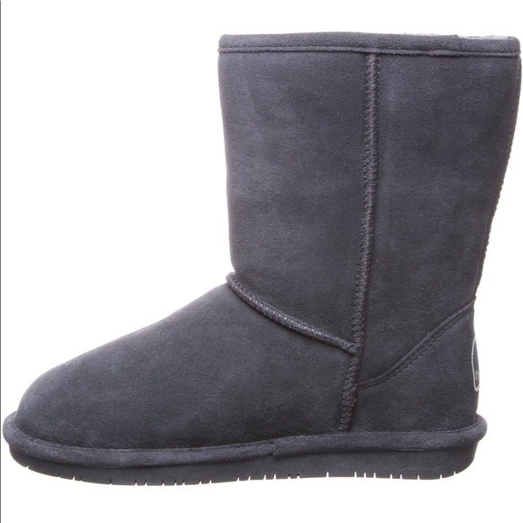 Bearpaw Gray Leather & shearling winter boots - Picture 3 of 3